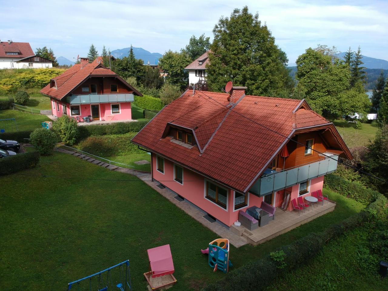 Ferienhaeuser Inge Und Seeblick Oberaichwald  エクステリア 写真